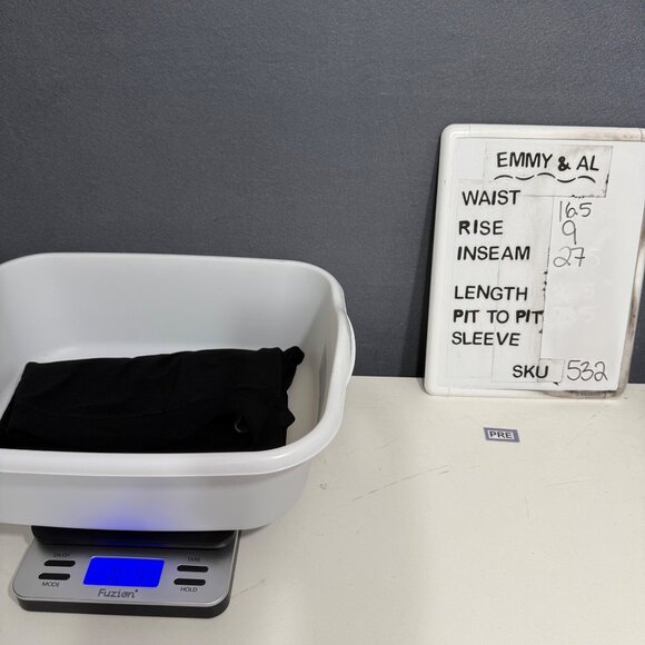 Eileen Fisher Pull On Ankle Pant Size M Black Lightweight Stretch Staple Classic - Picture 7 of 11